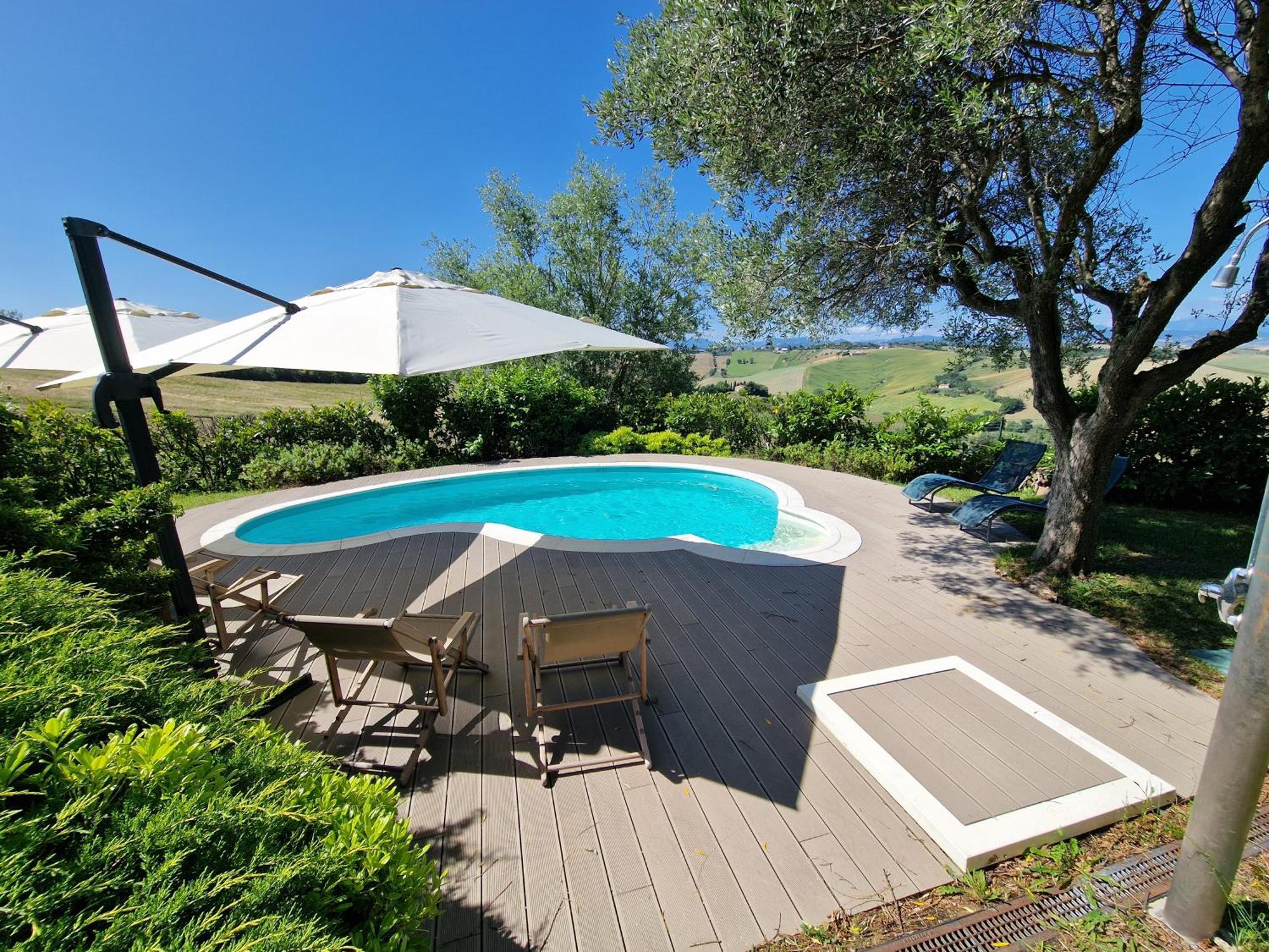 Casali Marchigiani - Ville Vacanza Private Con Piscina Ostra 外观 照片